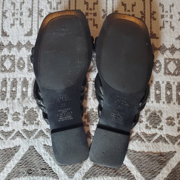 Zara Women's Leather Sandals/Slides - Picture 4 of 4